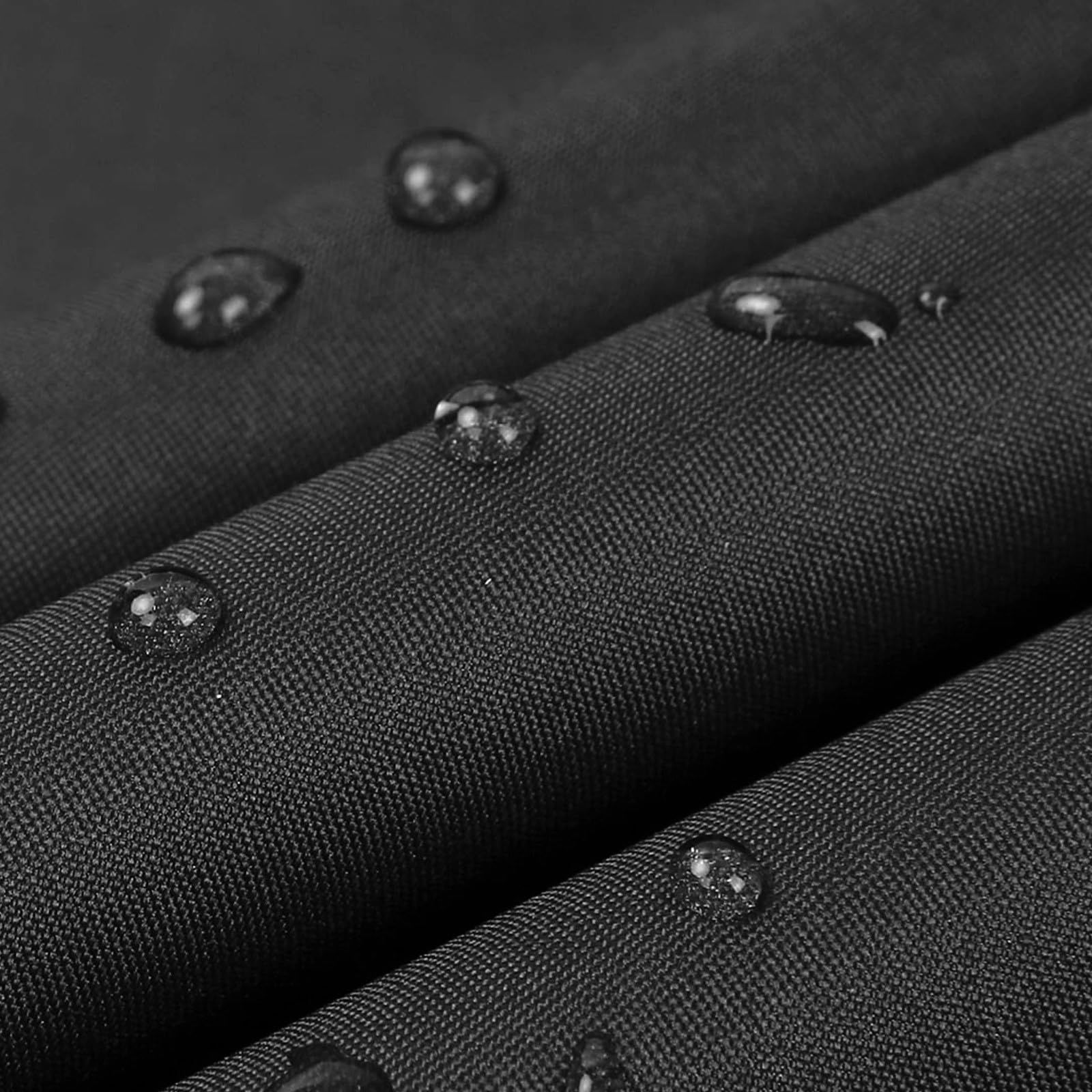 Waterproof Rain Poncho Lightweight Reusable Hiking Hooded Coat Jacket for Outdoor Activities（black） - Image 4