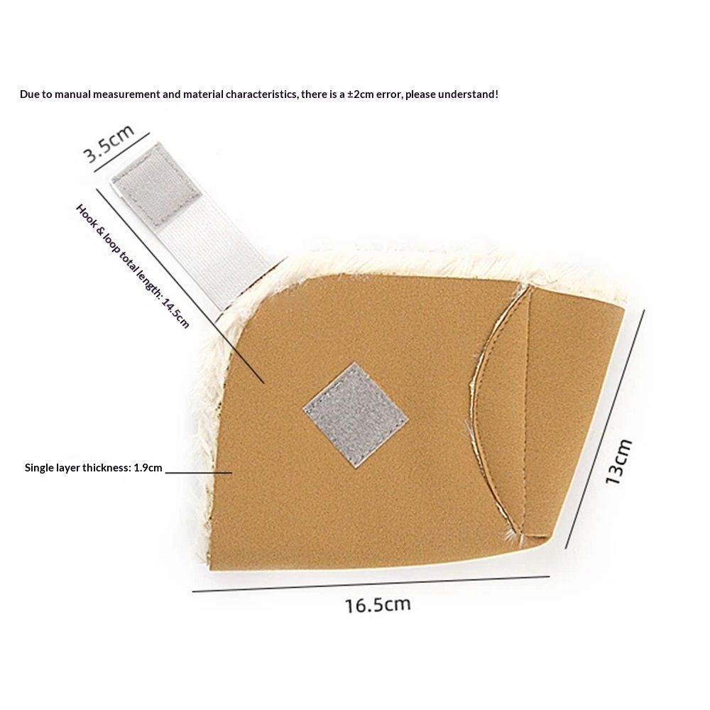 Heel Protectors for Pressure Sores - Heel Protectors for Bed Sores - Includes - Cushion Pads for Ulcer Sore Prevention (2pcs Brown） - Image 5
