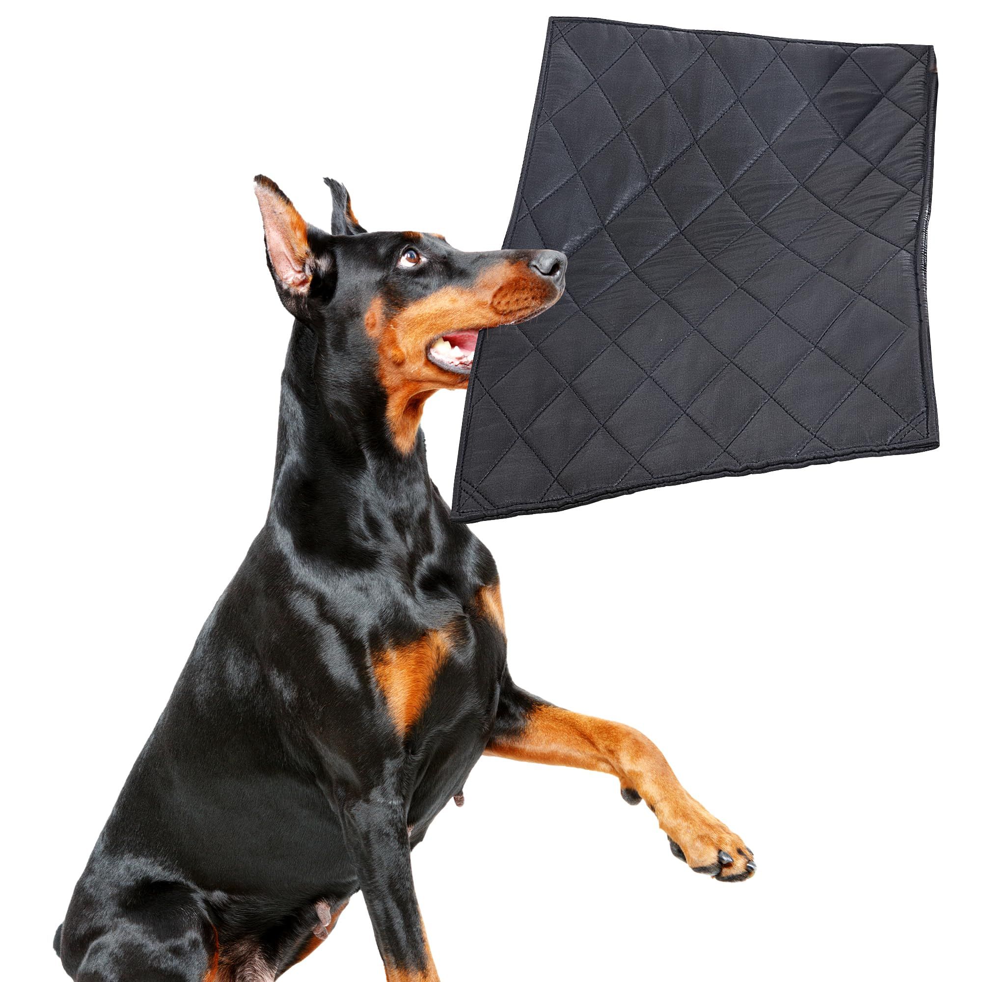 Chew Proof Dog Crate Bed Pad - Indestructible & Water Resistant for Aggressive Chewers, Durable Design for Dog Cage Black 43*58cm - Image 2
