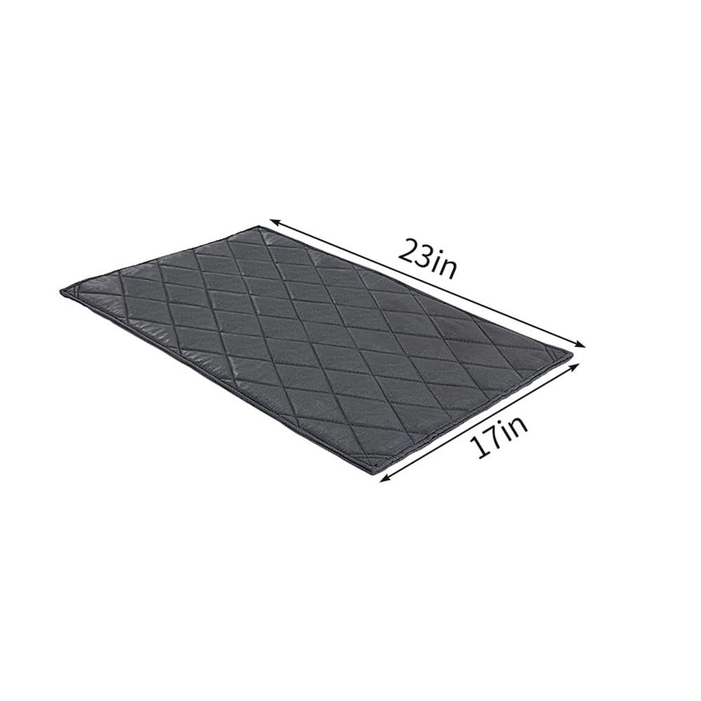 Chew Proof Dog Crate Bed Pad - Indestructible & Water Resistant for Aggressive Chewers, Durable Design for Dog Cage Black 43*58cm - Image 5