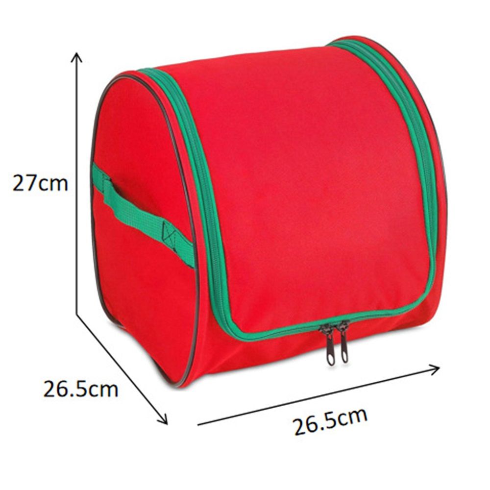 Christmas Light Storage Reels - Christmas Light Organizer 600D Oxford Fabric - Lights Storage - Stitched Reinforced Handles - Red - Image 5