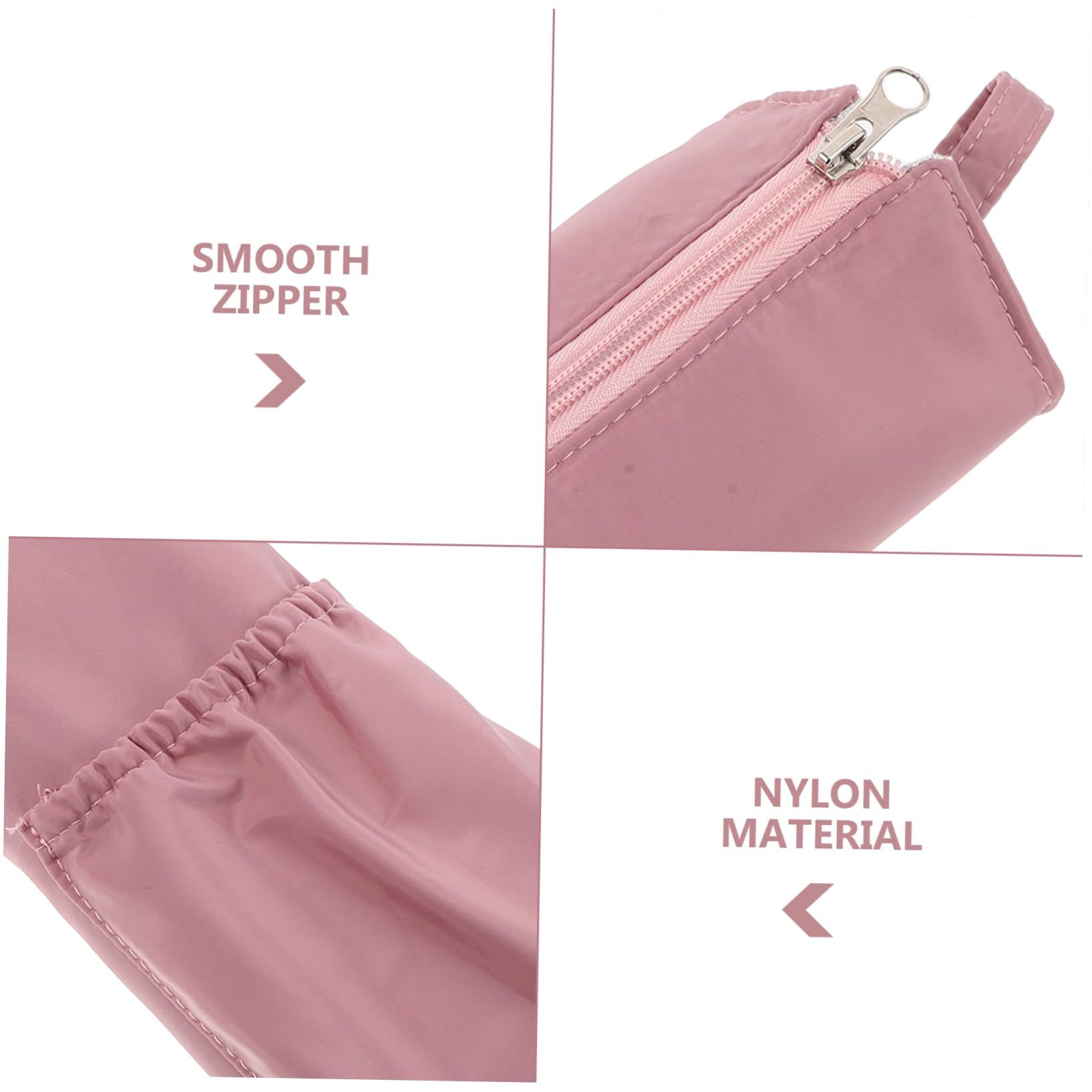 Hot Iron Holder & Mat, Heat Resistant Travel Bag for Curling Iron, Flat Iron - Hair Tool Organizer for Home, Travel (Pink) - Image 4