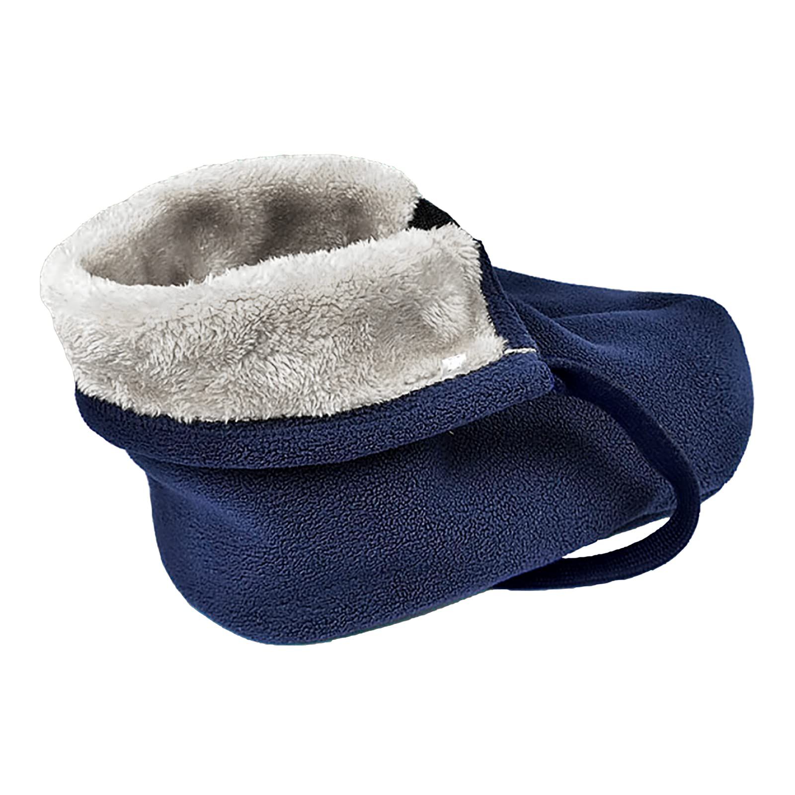 Winter Warm Cast Sock, Thick Fleece Foot Cast Cover - Below the Knee Toe Boot Cover, Protective and Washable Sleeve Wrap, Foot Warmer, (S)Winter Edition (White Plush) - Image 3