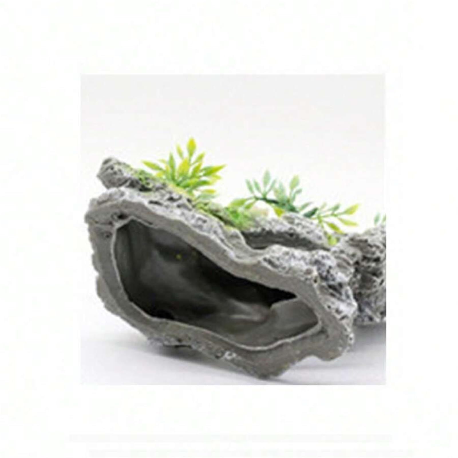 Artificial mountain view stone cave aquarium decoration fish tank decoration, hermit crab hiding place - Image 3