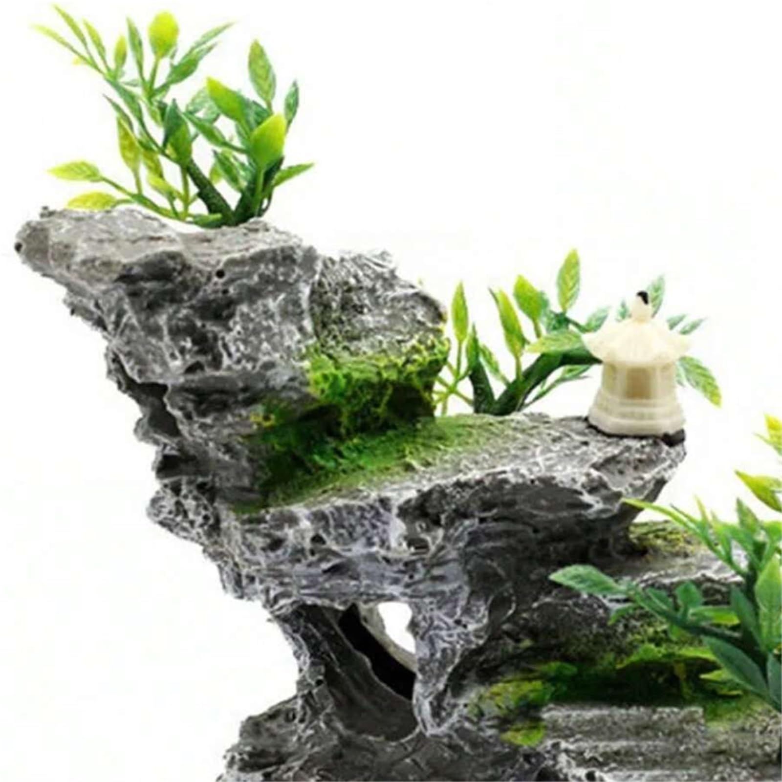 Artificial mountain view stone cave aquarium decoration fish tank decoration, hermit crab hiding place - Image 4