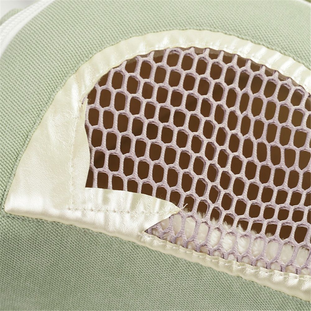 Hamster Carrier Guinea Pig Carrier Bag Small Animal Sugar Glider Pouch Gerbil Hedgehog Portable Travel Carrier Outdoor Hangbag Flying Squirrel Rat Carrier （matcha green） - Image 4