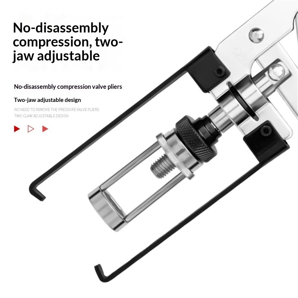 Overhead Valve Spring Remover Compressor Stem Engine Seal Keeper Replace Tool Valve Spring Compressor, Carbon Steel Overhead Valve Spring - Image 3