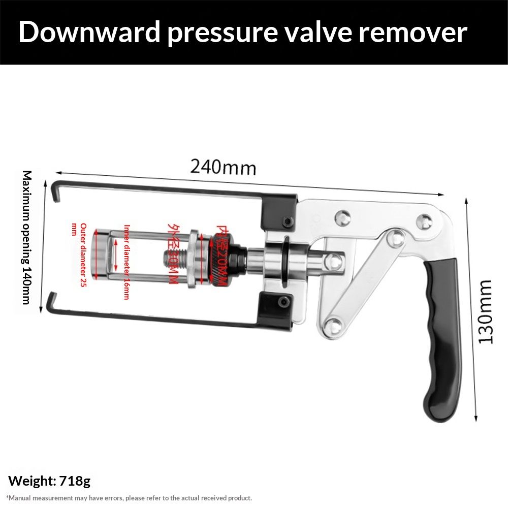 Overhead Valve Spring Remover Compressor Stem Engine Seal Keeper Replace Tool Valve Spring Compressor, Carbon Steel Overhead Valve Spring - Image 4