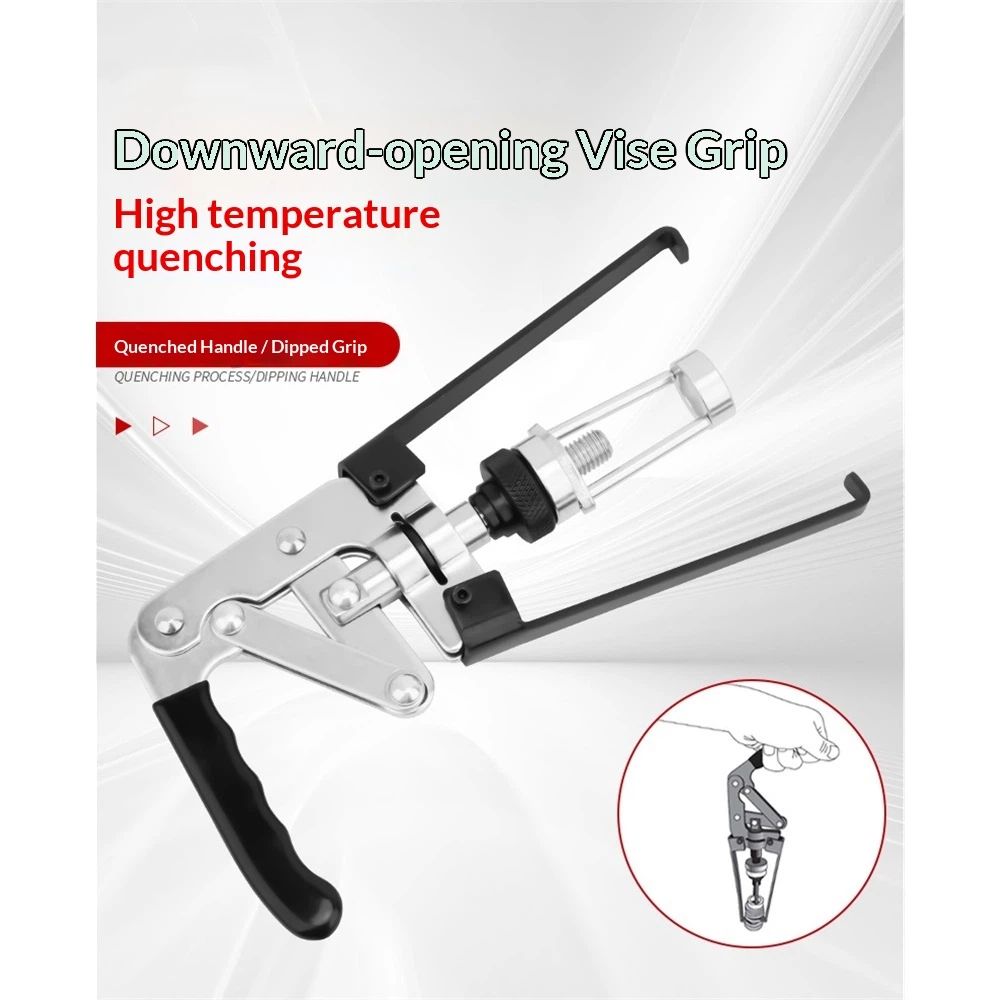 Overhead Valve Spring Remover Compressor Stem Engine Seal Keeper Replace Tool Valve Spring Compressor, Carbon Steel Overhead Valve Spring - Image 5