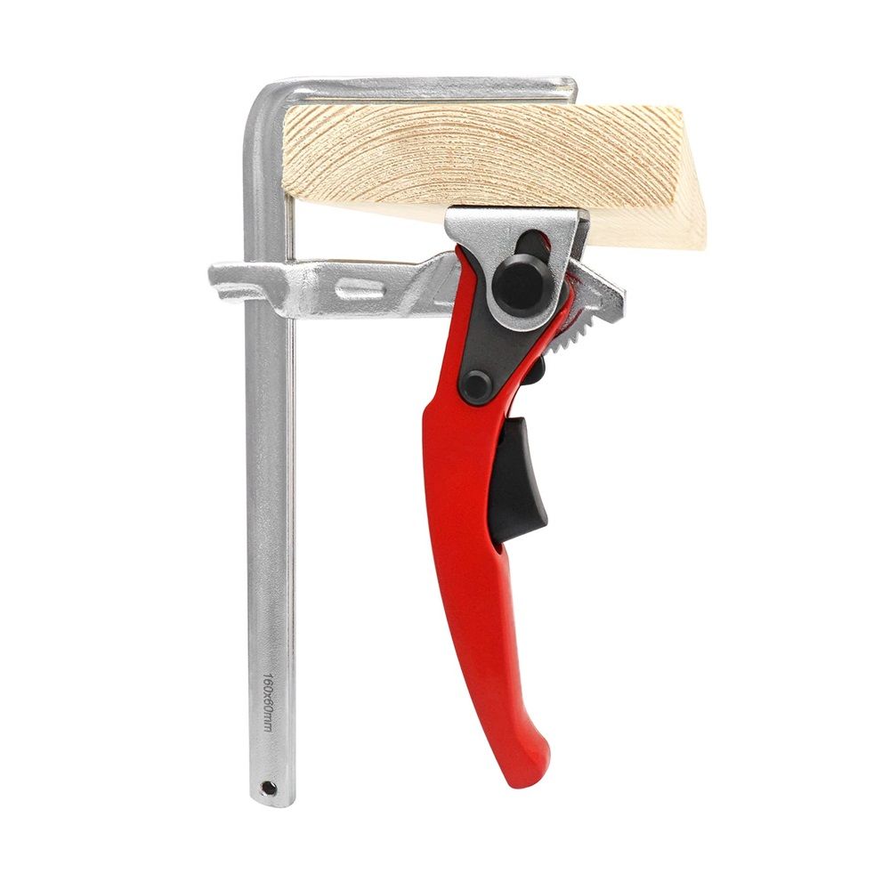 Upgraded Ratcheting Table Clamp, Quick Track Saw Clamps Ratchet Guide Rail F Clamp MFT Clamp for MFT Table and Guide Rail System Wood Clamps Compatible(2PCS) - Image 5