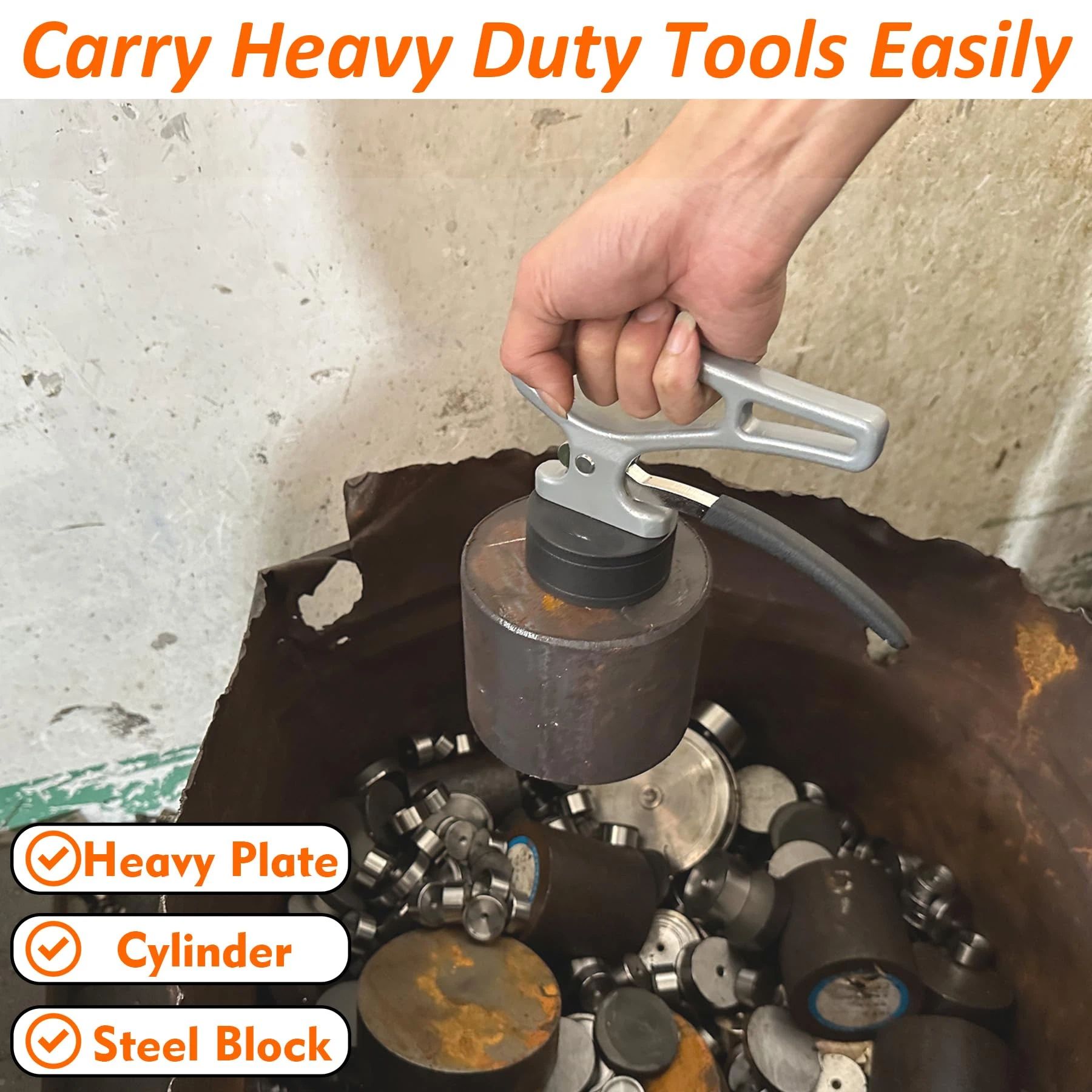 Powerful Neodymium Rare Earth Magnetic Lifer,Heavy Duty Magnet with Adjust Handle for Carrying,1PCS Quick Release Magnet Tool Holder for Gripping Metal Ferrous Parts - Image 3