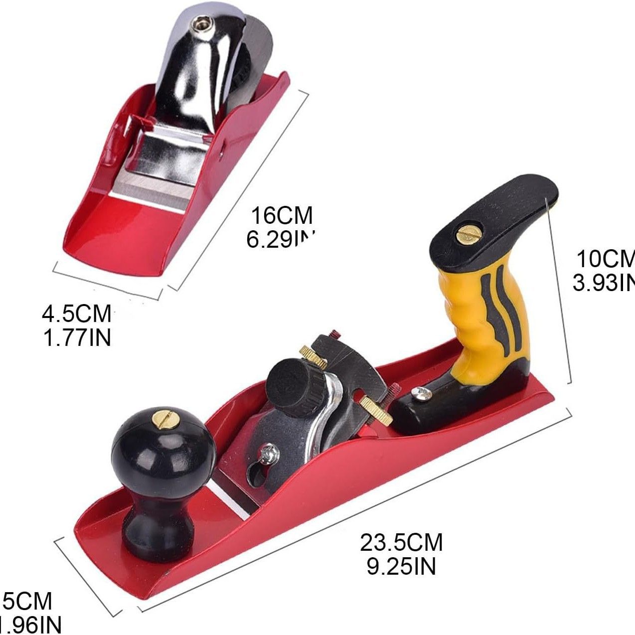2pcs Adjustable Hand Planer  Wood Planer for Woodworking, Smoothing Bench Plane Jointer Plane for DIY Door Installation - Image 2
