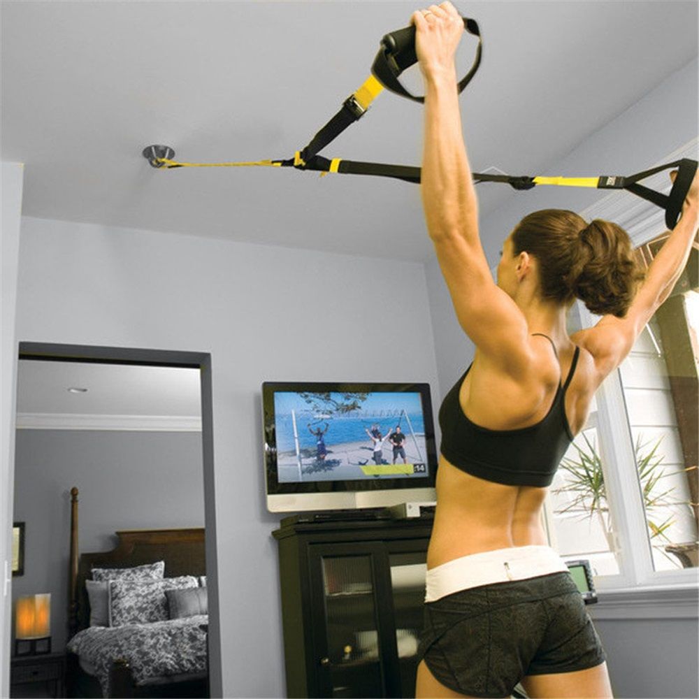 Wall Mount Bracket for Suspension Straps Aerial Yoga Swing &Hammock Resistance Band Gym Sports Training Olympic Gymnastic Rings Boxing Equipment Battle Rope - Image 5