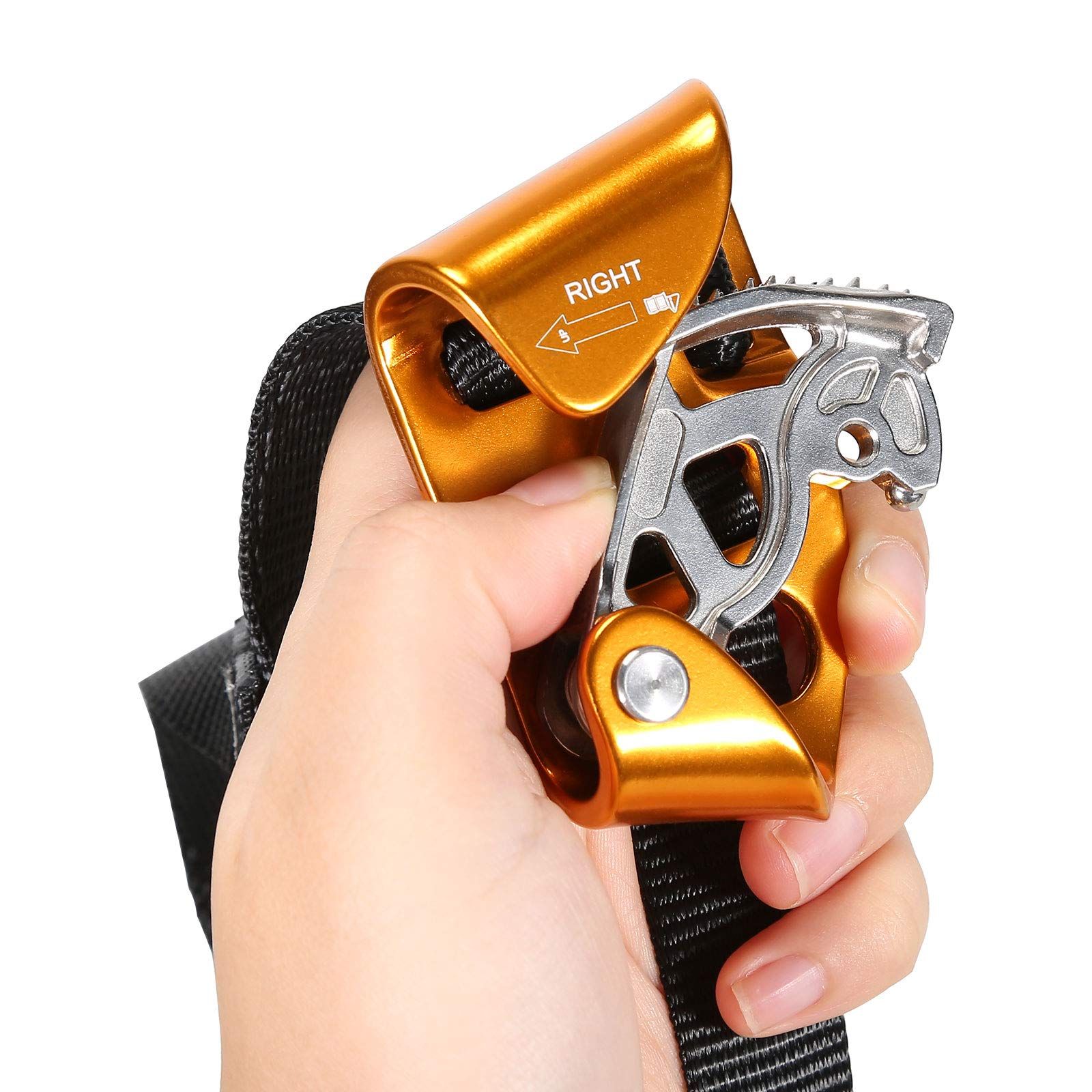 Foot Ascender Outdoor Mountaineering Tree Arborist Climbing Rappelling Equip Right Foot Ascender Climbing Mountaineering Tree Arborist, - Image 3