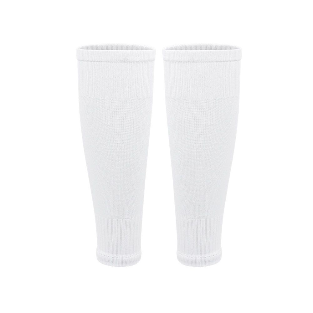 4 Pairs Leg Sleeves for Soccer, Shin Guard Sleeves Accompany Grip Socks, Youth Adults （Red+white） - Image 1