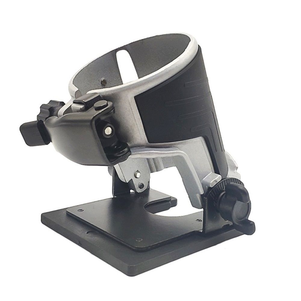 3709 370 Compact Router Tilt Base 90*90mm  Angle Router Base Trimmer Protective Base Woodworking Accessories for Groove Cutting Jig Templates - Image 1