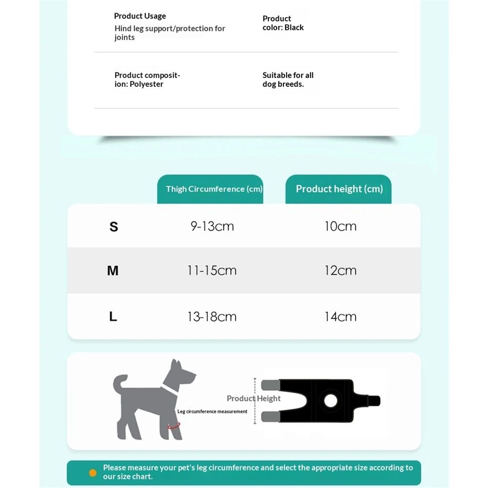 Dog Canine Braces for Rear Legs Supportive with Spring Inserts to Stabilize Dog Hind Legs, Help Dogs with Injuries, Sprains, Arthritis (M Pair) - Image 5