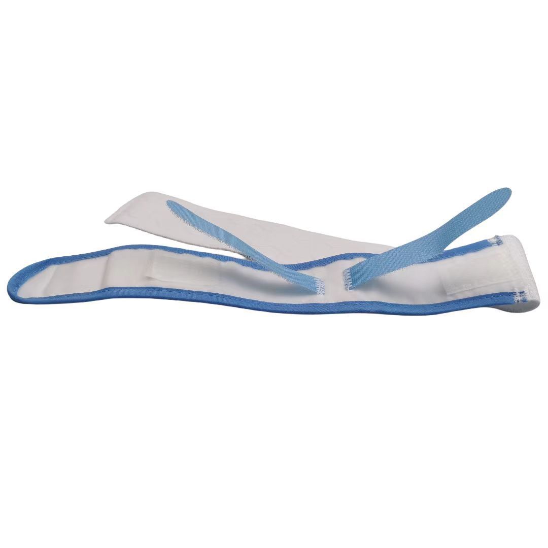 4 pack Fix Leg Bag Strap -Extra Padded Urine Drainage Catheter Leg Bag Support Strap with Soft Elastic Fabric and Comfortable Silicone Grips - Image 1