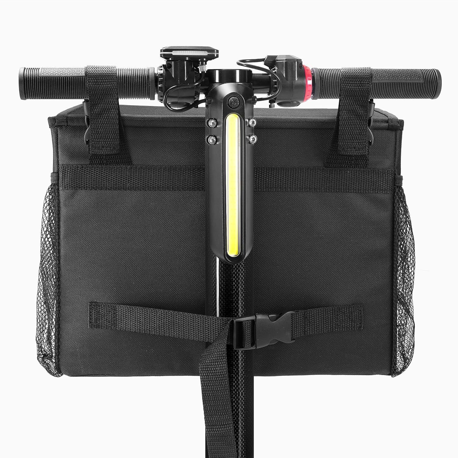 Mobility Scooter Bag – Convenient Organizer Pouch with 14-Inch Laptop Pocket and Cup Holders（black,oniy bag） - Image 3