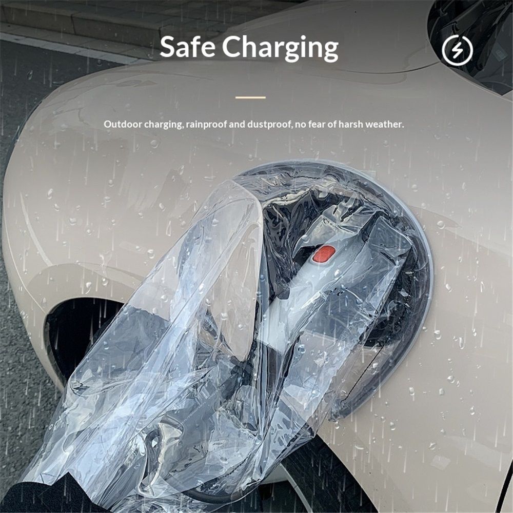EV Charger Cover, Waterproof EV Charging Port Cover Outdoor, Double-Sided, Rain Snow Sun UV All Weather Protection, Magnetic Electric Car Charger Plug Cover - Image 3