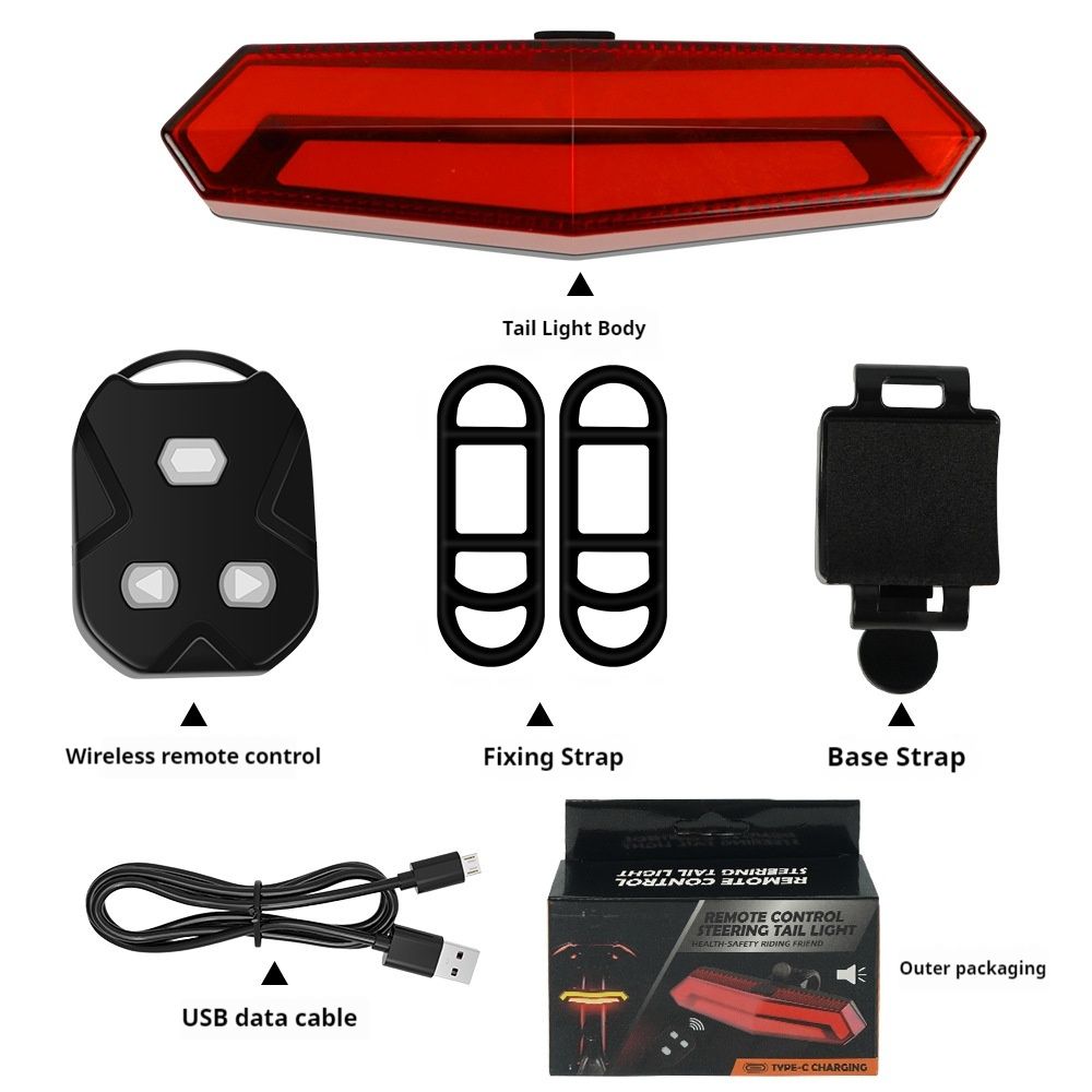 Rear Bike Light Powerful & Rechargeable - Waterproof, Multiple Modes, Quick Release Mounts, Bicycle Lights - Image 2
