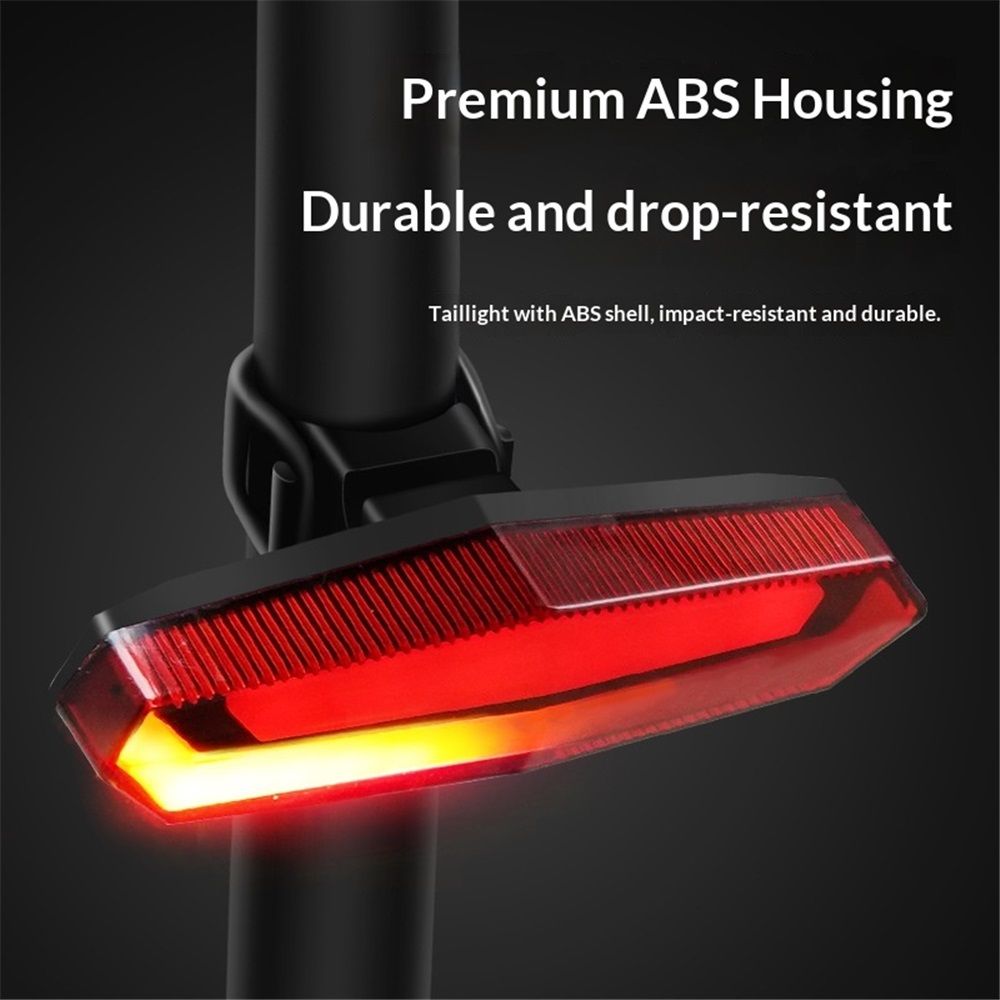 Rear Bike Light Powerful & Rechargeable - Waterproof, Multiple Modes, Quick Release Mounts, Bicycle Lights - Image 4