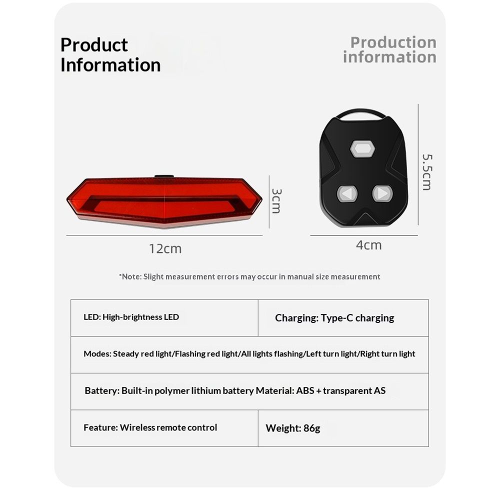 Rear Bike Light Powerful & Rechargeable - Waterproof, Multiple Modes, Quick Release Mounts, Bicycle Lights - Image 5