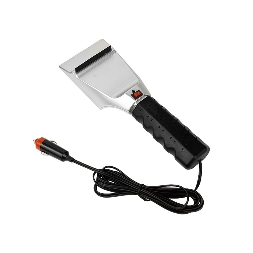 Heated Snow Ice Scraper 12V Electric Auto Windshield Ice Scrapers Electric Window Mirror Covers Side Mirror Protective Covers for Most Cars Trucks SUV - Image 1