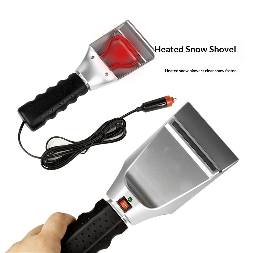 Heated Snow Ice Scraper 12V Electric Auto Windshield Ice Scrapers Electric Window Mirror Covers Side Mirror Protective Covers for Most Cars Trucks SUV - Image 2