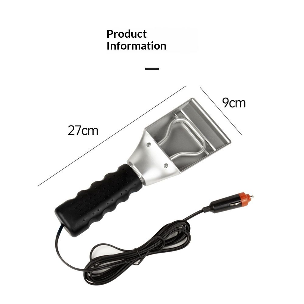 Heated Snow Ice Scraper 12V Electric Auto Windshield Ice Scrapers Electric Window Mirror Covers Side Mirror Protective Covers for Most Cars Trucks SUV - Image 5