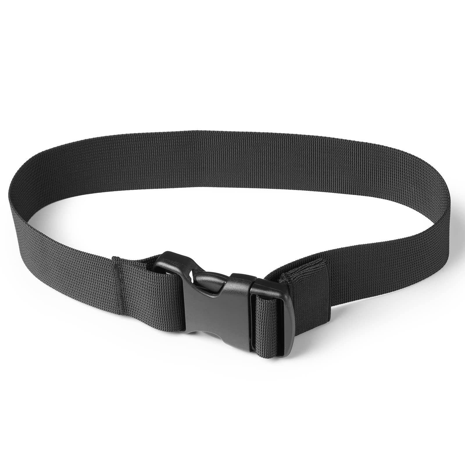2 Pack Tool Work Belt, Worker Men Belt, Adjustable Electrician Belt,   Multi functional waist bag and waist hanging bag Black(Only includes belt) - Image 2