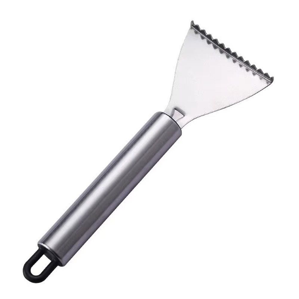 Sharp Stainless Steel Fish Scaler,Multifunction Fish Scale Planer Knife,Fish Scaler Remover Fishs Cleaning Tool Descaler Scales Scraping Tool for Home Market Restaurant (2PCS) - Image 3
