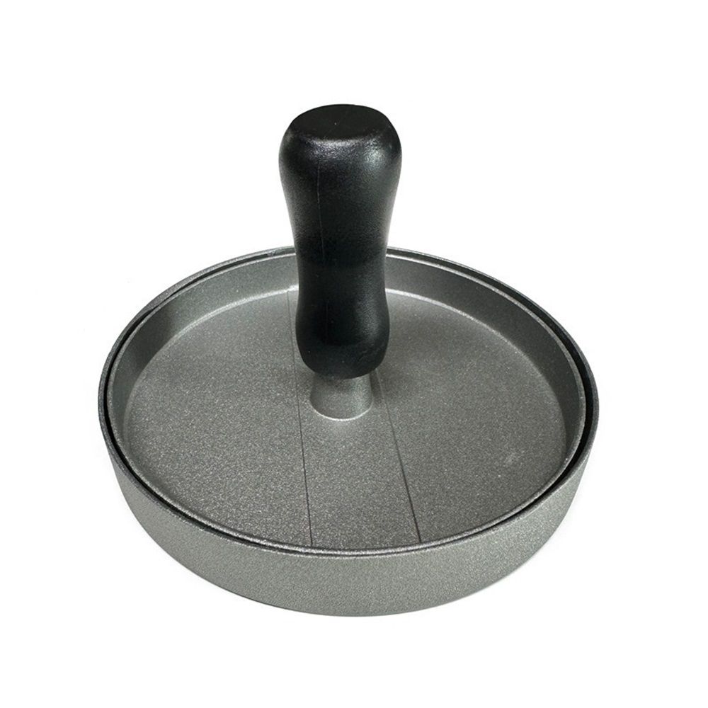 Burger Press Hamburger Press Patty Maker with   Aluminum Hamburger Mold Non-Stick, BBQ Grill Accessories Kitchen Tool for Grilling Black handle spray paint (with coating) - Image 1
