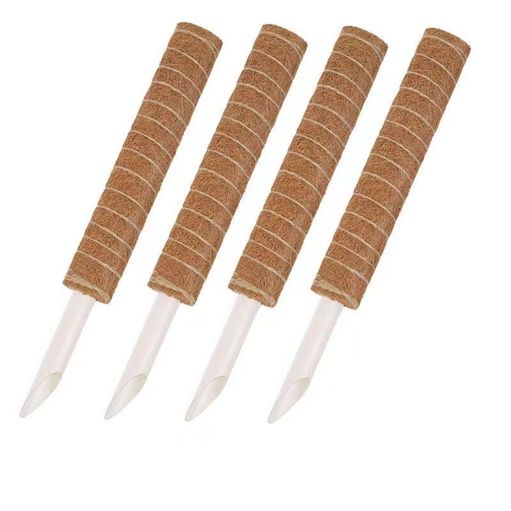 4 Pack  Moss Poles, Stackable Moss Pole for Plants , 35cm Tall Moss Poles for Climbing Plants Indoor, Plant Support Stakes Stand for Potted Plants, - Image 1