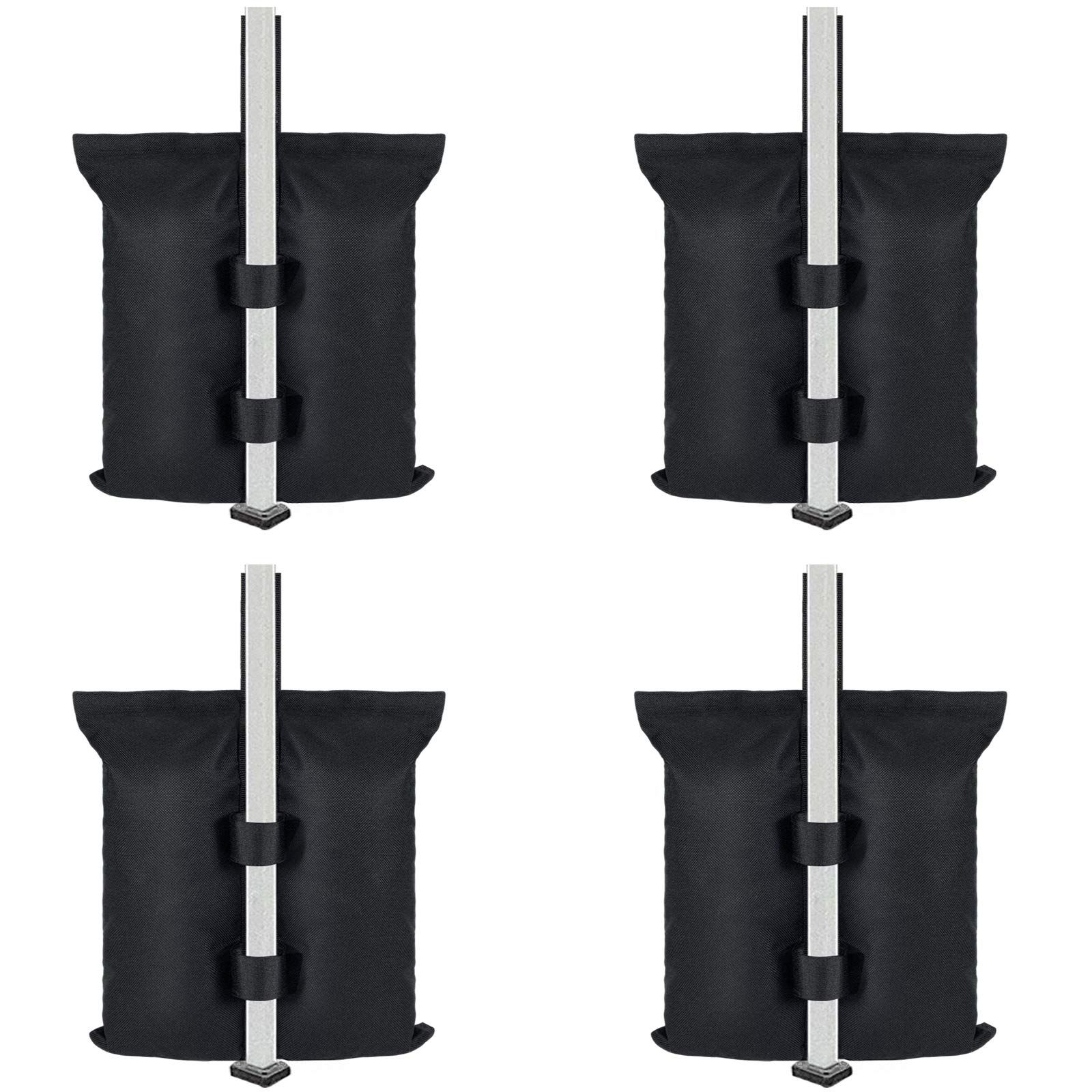 Outdoor tent fixed sandbag sandbag, sunshade base fixed sandbag, 4 pieces of outdoor sunshade legs with pavilion counterweight (no sand) - Image 1