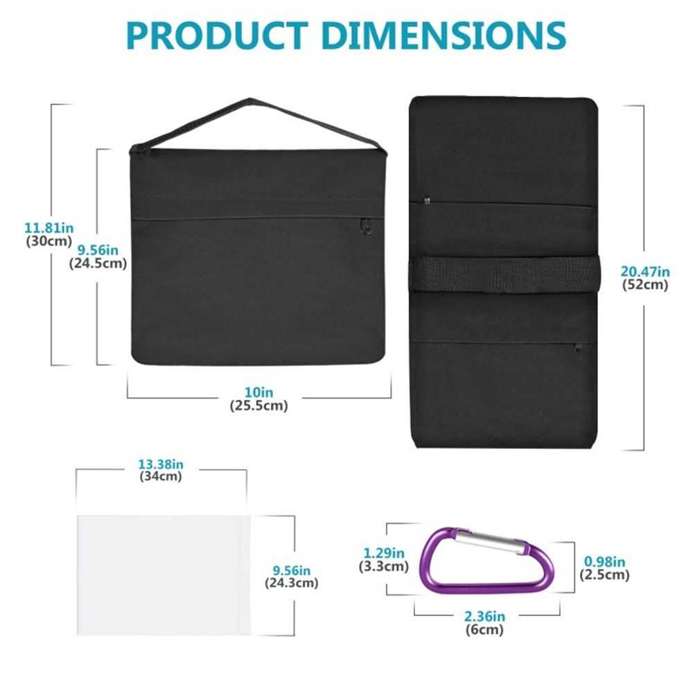 4 Packs Sandbags Weight Bags for Light Stand Photography Video Equipment, Heavy Duty Saddlebag for Backdrop Stand, Photo Tripod, Picnic Table (oniy 4 bag and Mountaineering buckle, bag) - Image 3