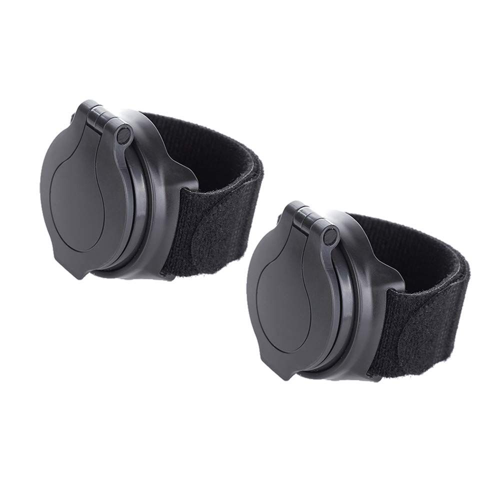 2pcs Bike Mirrors Cycling Rear View Mirror Adjustable Wrist Band Mirror Bicycle Wristband Rear View Mirror - Image 1