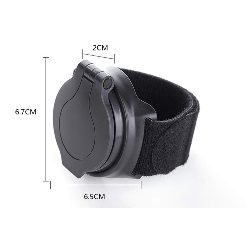 2pcs Bike Mirrors Cycling Rear View Mirror Adjustable Wrist Band Mirror Bicycle Wristband Rear View Mirror - Image 2