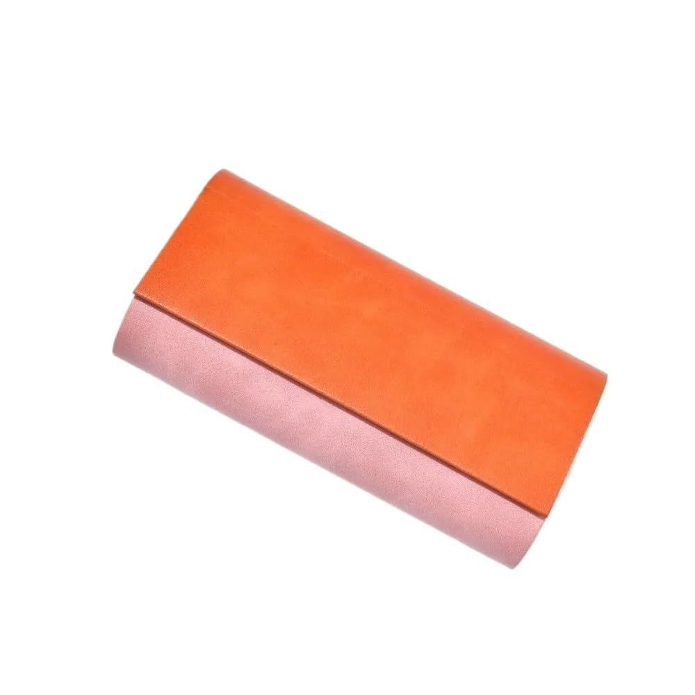 Glasses Case for 2 Storage Portable Compact Slim Two-Piece Soft Case Hard Case, Sunglasses Box Large Capacity Eyeglasses Holder Women - Image 1