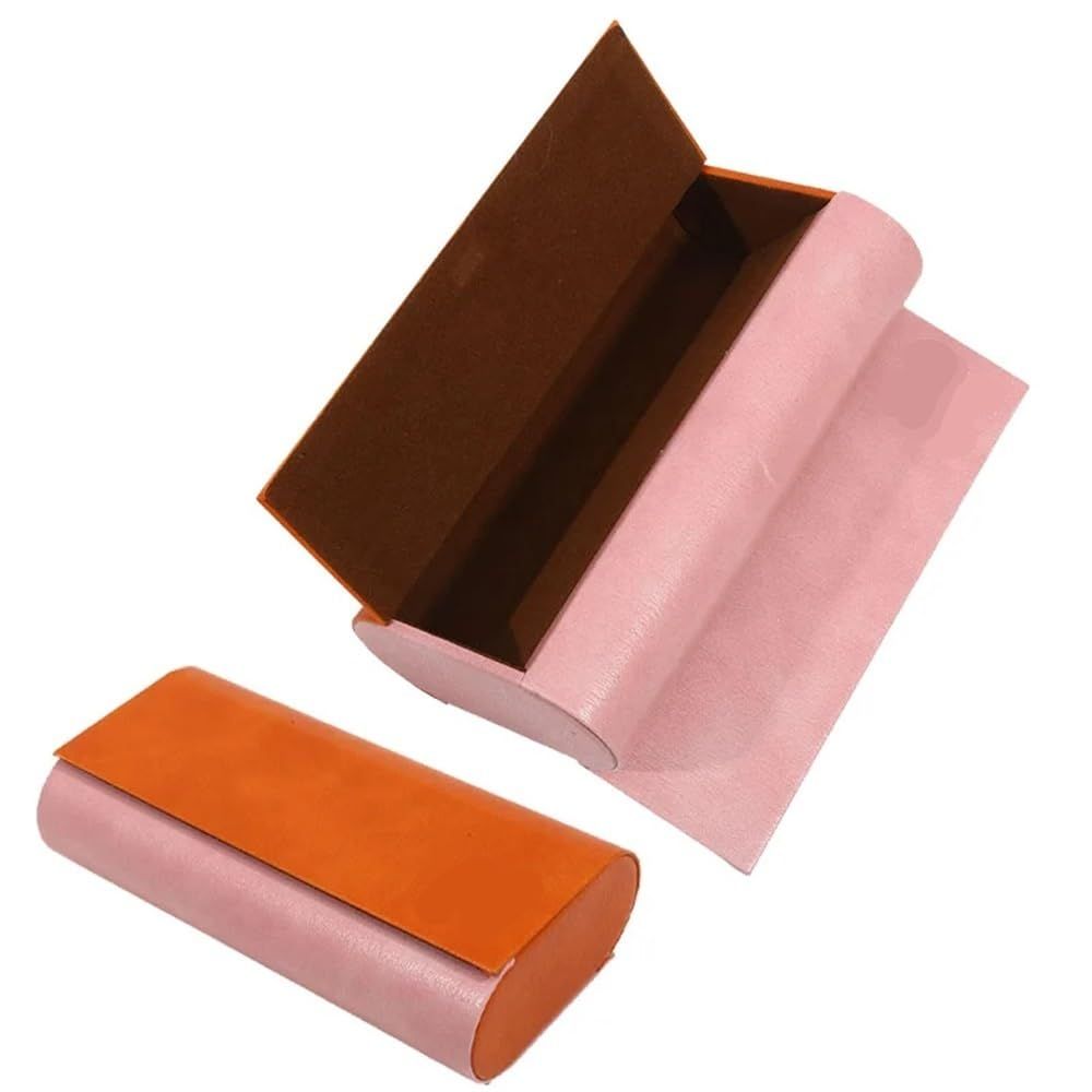 Glasses Case for 2 Storage Portable Compact Slim Two-Piece Soft Case Hard Case, Sunglasses Box Large Capacity Eyeglasses Holder Women - Image 5