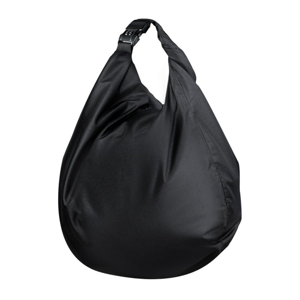 Motorcycle Helmet Bag Helmet Storage Bag with Combination Lock Waterproof Lightweight Durable polyester Helmet Bag for Motorcycle Riding Bicycle,Black - Image 1
