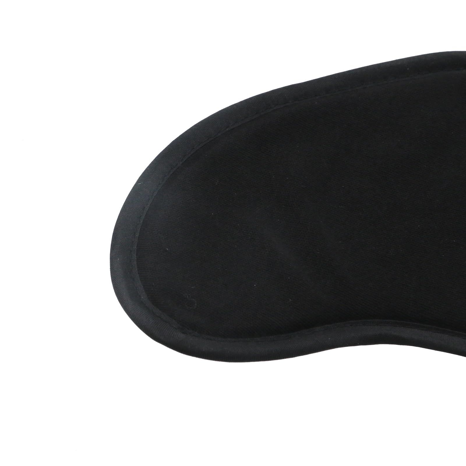 2 Pcs Violin Chinrest Pad 1/2 1/4 Cotton Chin Rest Cover Violin Shoulder to Practice, Black （Style 2) - Image 5