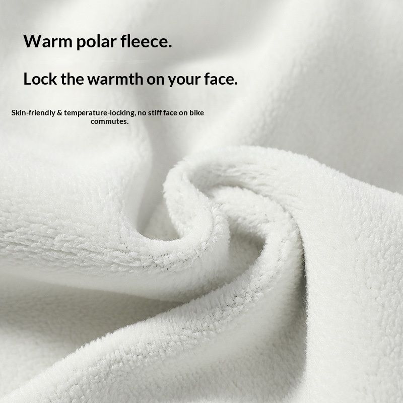 Cold Weather Ski Mask for Men Windproof Thermal Winter Scarf Mask Women Neck Warmer Hood for Cycling（Milk white gray） - Image 5