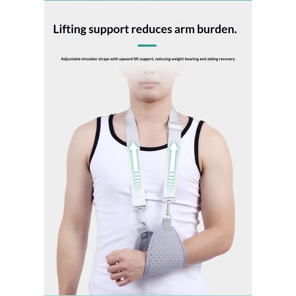 Wrist Brace with Arm Sling Adult Wrist Support Brace Belt Youth Hand Immobilizer Children Night Support to Aid Sprains Strains Tendonitis Carpal Tunnel - Image 3