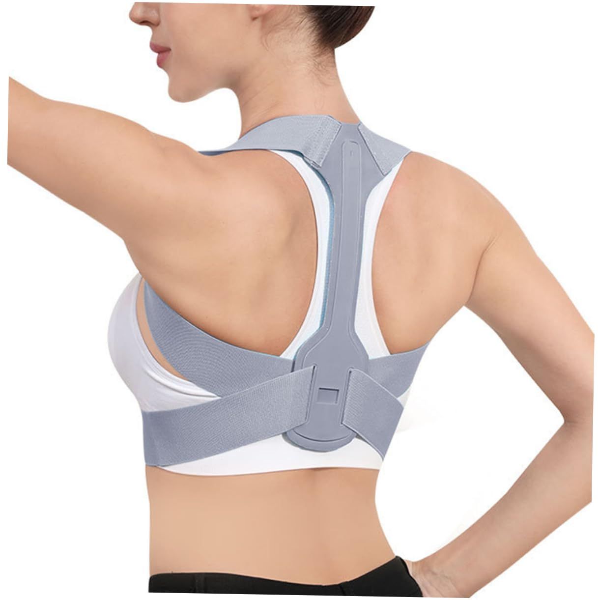 Posture Corrector for Women and Men, Adjustable Back Straightener, Upper Back Support Brace, Hunchback Posture Corrector - Relieves Neck, Shoulder, Back Pain（S） - Image 2