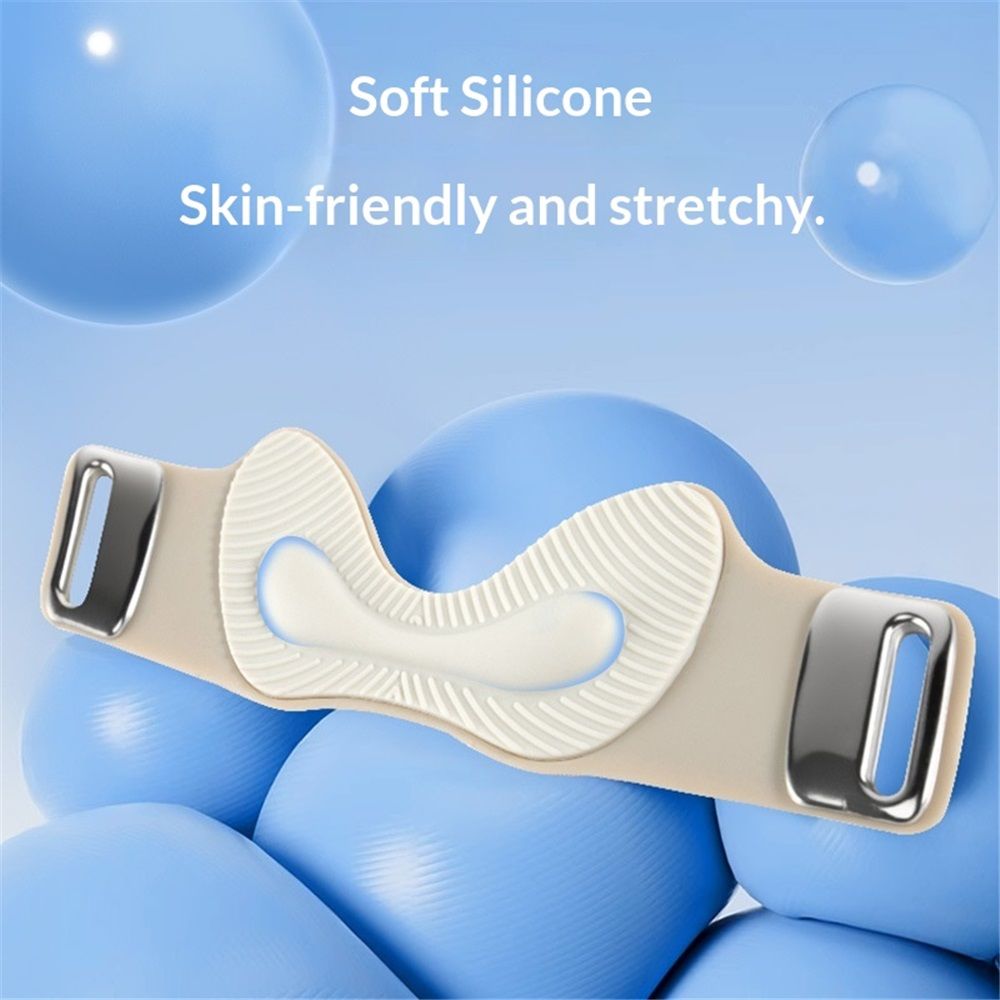 2 Packs Airbag patellar tendon support Strap, Adjustable breathable anti slip Knee Brace for Tendonitis Pain knee Relief Exercise, run, hike,play ball, high jump, climb,ride (Gray-1 pair) - Image 3
