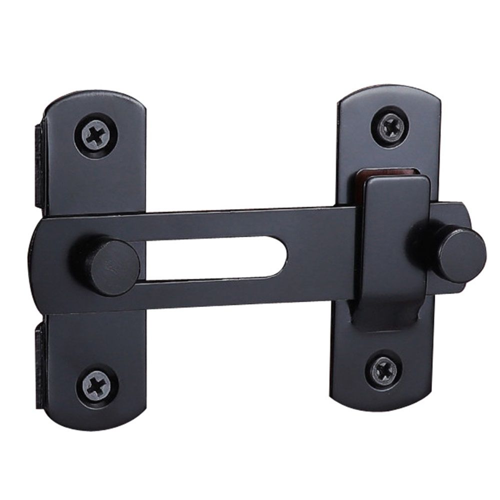 2 pack 180 Degree Flip Sliding Barn Door Lock for Privacy - Safe barn Door Locks and latches for Barn Door, Pet Door, Bathroom, Outdoor, Garage, Window, Sliding Door - Image 1