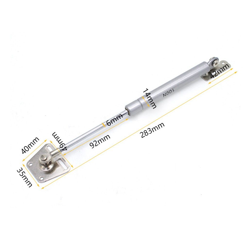 2 Pack 100N/22LBS Drop Down Gas Struts for Drop-Front Desk Downward Slowly Such as Fold-Down Desk, Flap Lid - Image 2