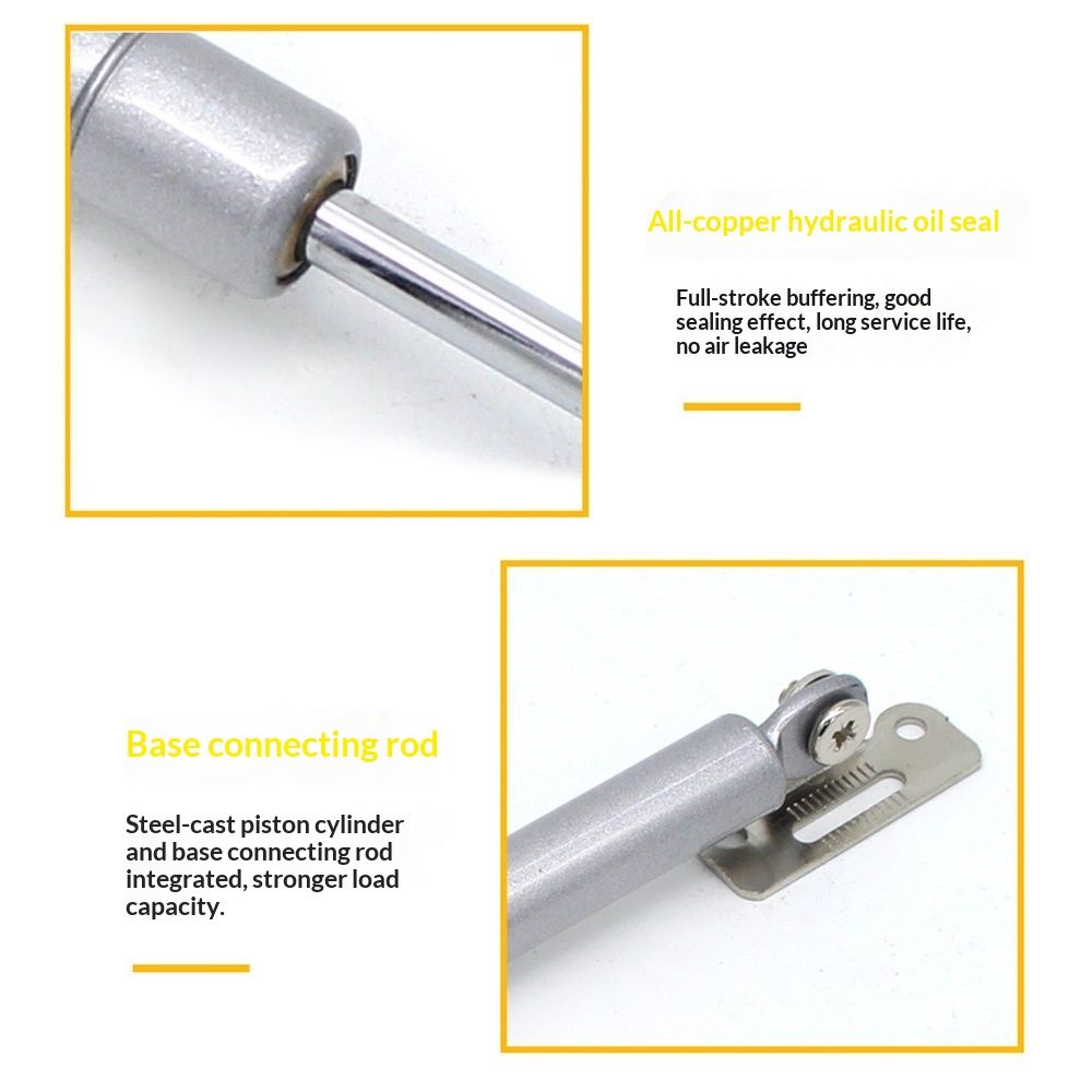 2 Pack 100N/22LBS Drop Down Gas Struts for Drop-Front Desk Downward Slowly Such as Fold-Down Desk, Flap Lid - Image 5