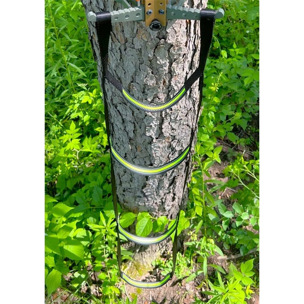 4 Step Hunting Climbing Aider w/High Visibility Steps Marine Rope Ladder for Inflatable Boat, Kayak, Motorboat, Canoeing - Image 2